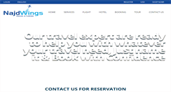 Desktop Screenshot of najdtravel.com